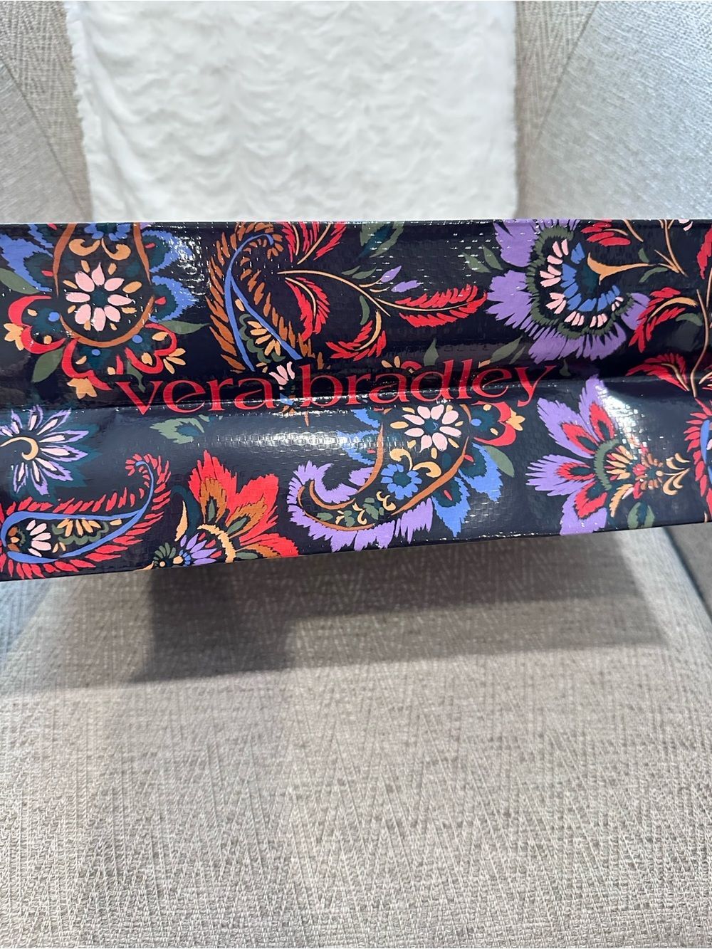 Vera Bradley 3 Gift Totes: Toasty Teddies, Catnip Christmas, Venetian Paisley - Picture 11 of 13